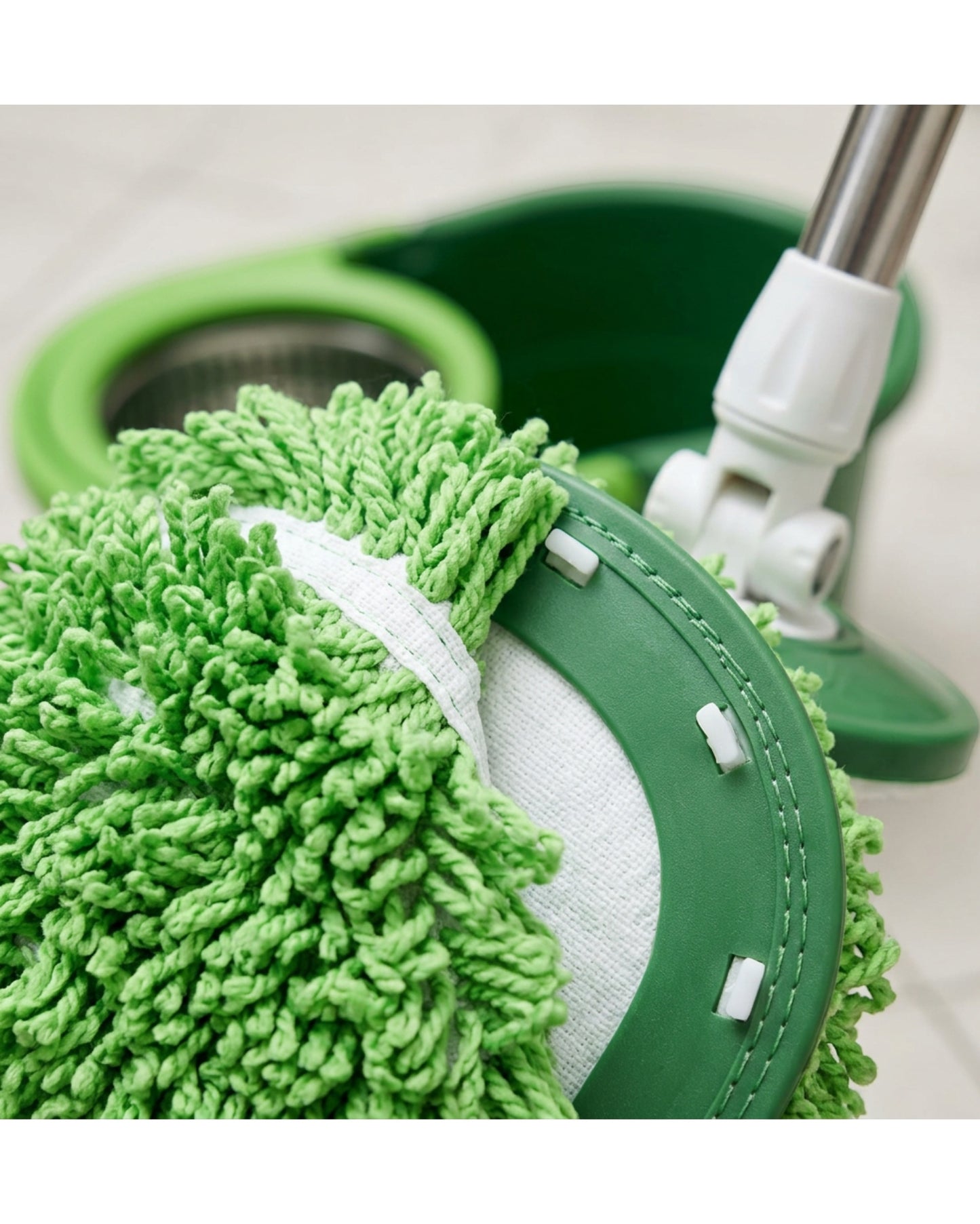 Plinkg Spin Mop Bucket Set Green 3 Pads