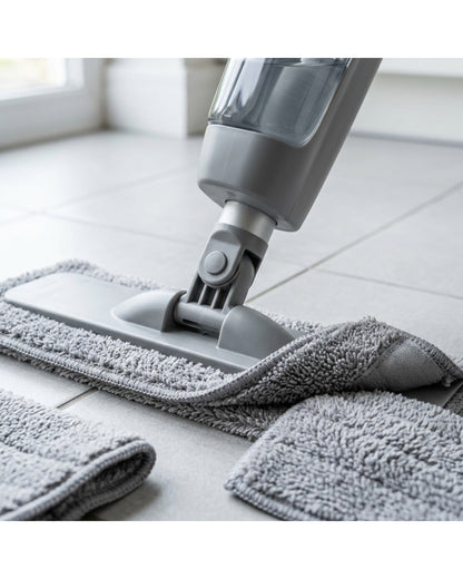Plinkg Spray Mop Gray Refillable Bottle Set